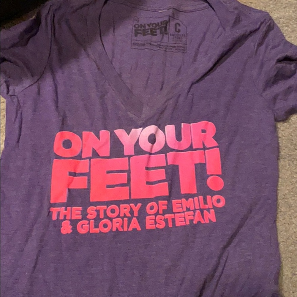 On Your Feet Broadway tee-shirt